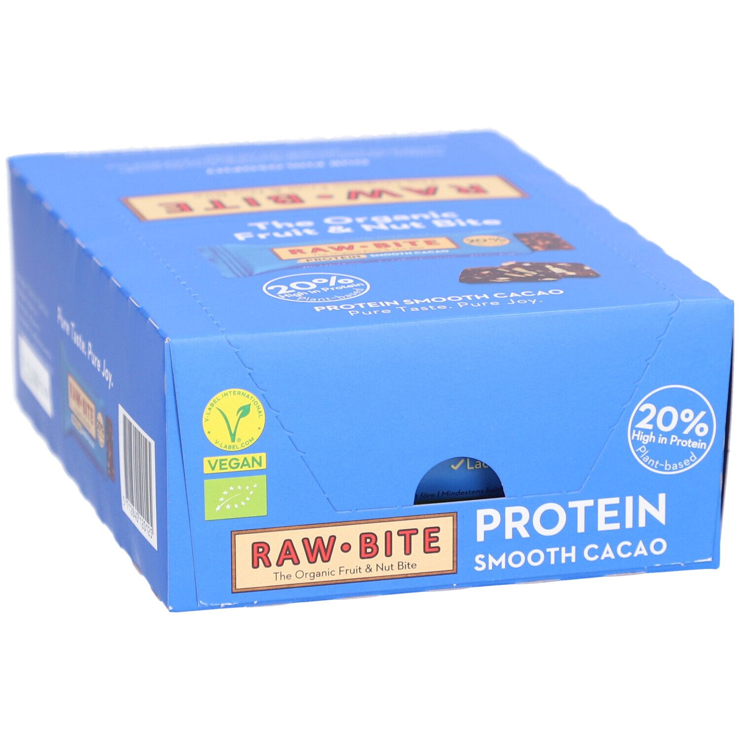 RAWBITE Barres protéinées au cacao doux