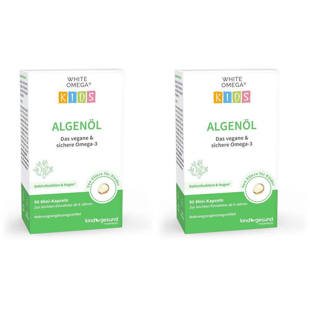 WHITE OMEGA® KIDS - Capsules d'huile d'algue avec oméga-3