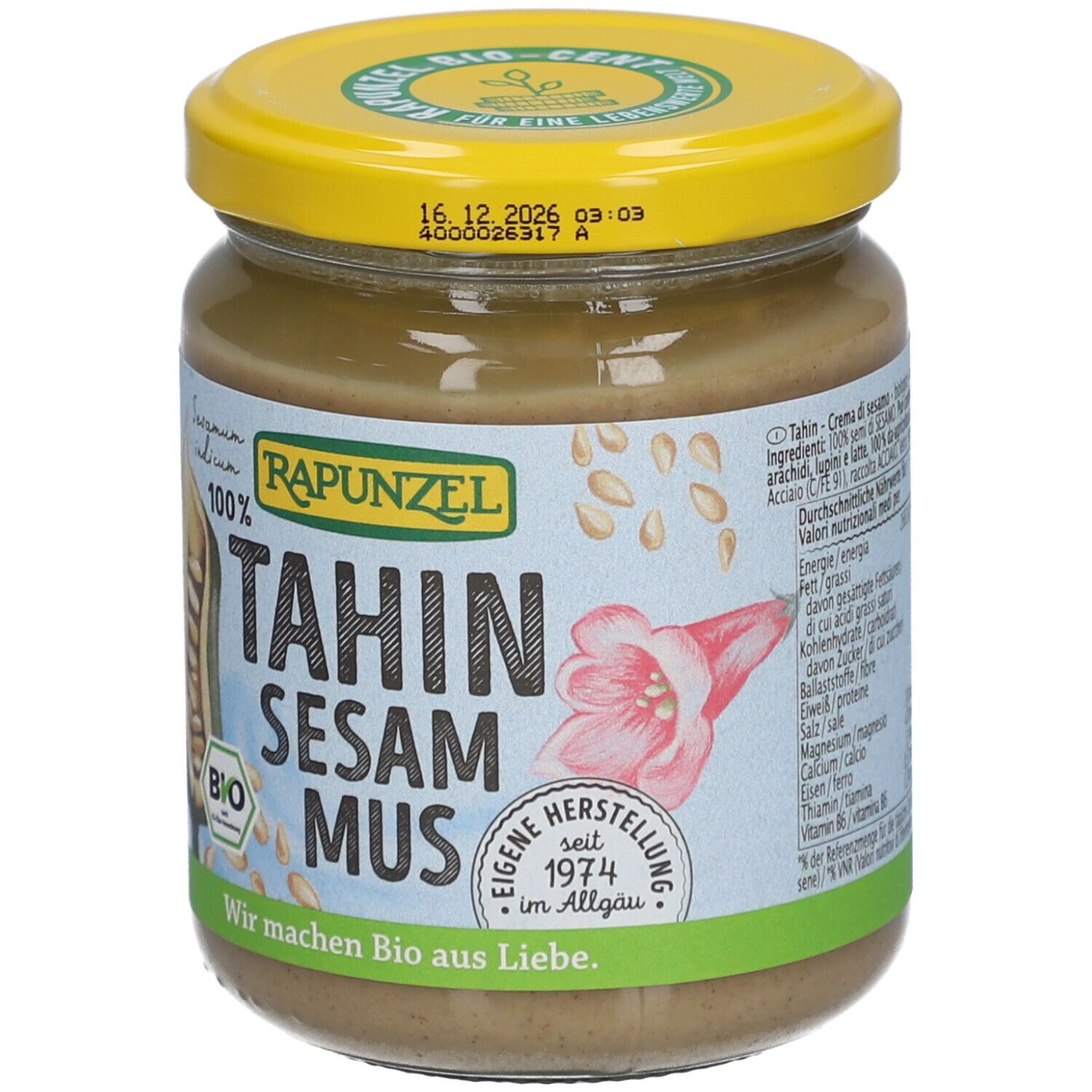 RAPUNZEL® Purée de sésame - tahin