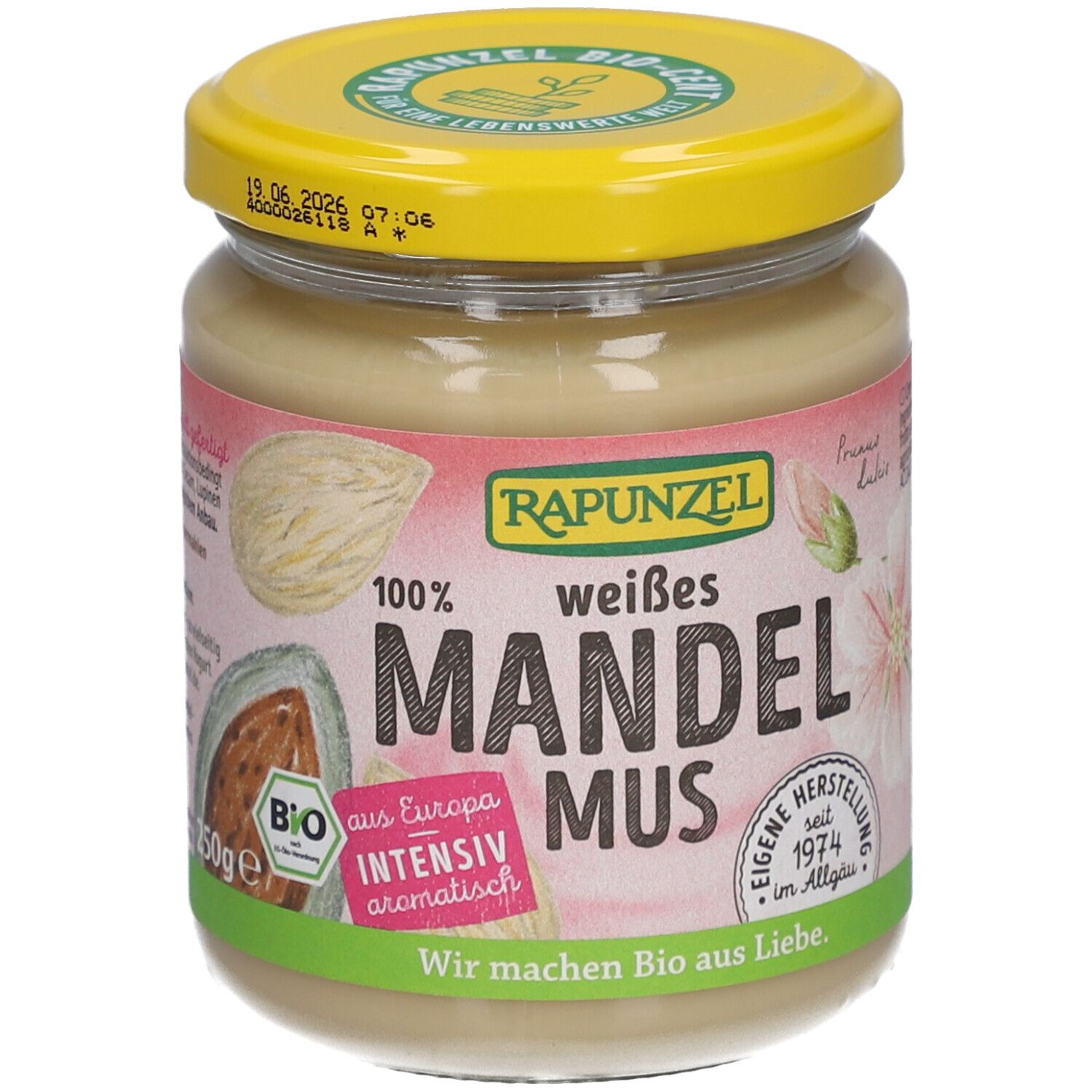 RAPUNZEL - Purée d'amandes blanche, d'Europe