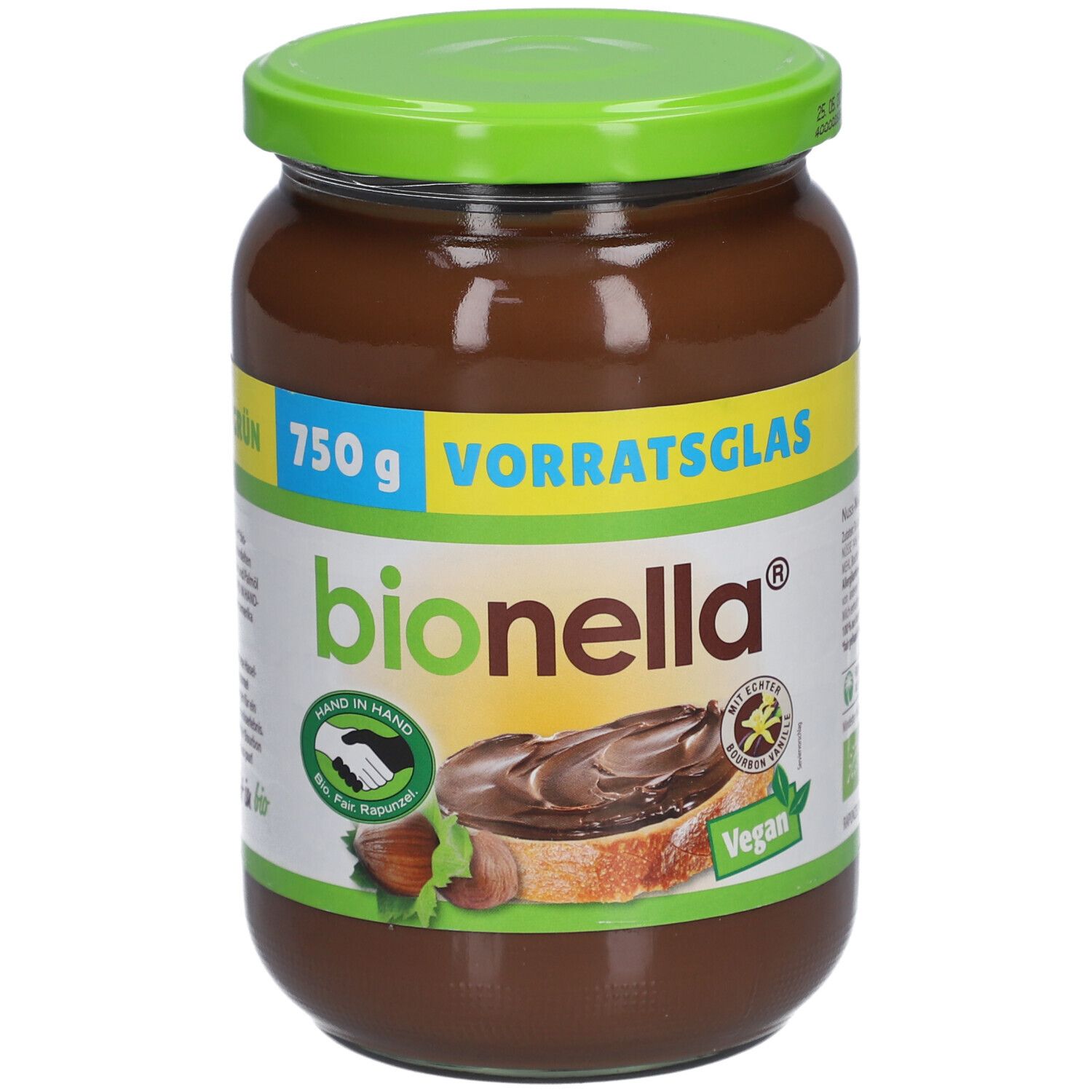 RAPUNZEL bionella Pâte à tartiner chocolat noisettes végan