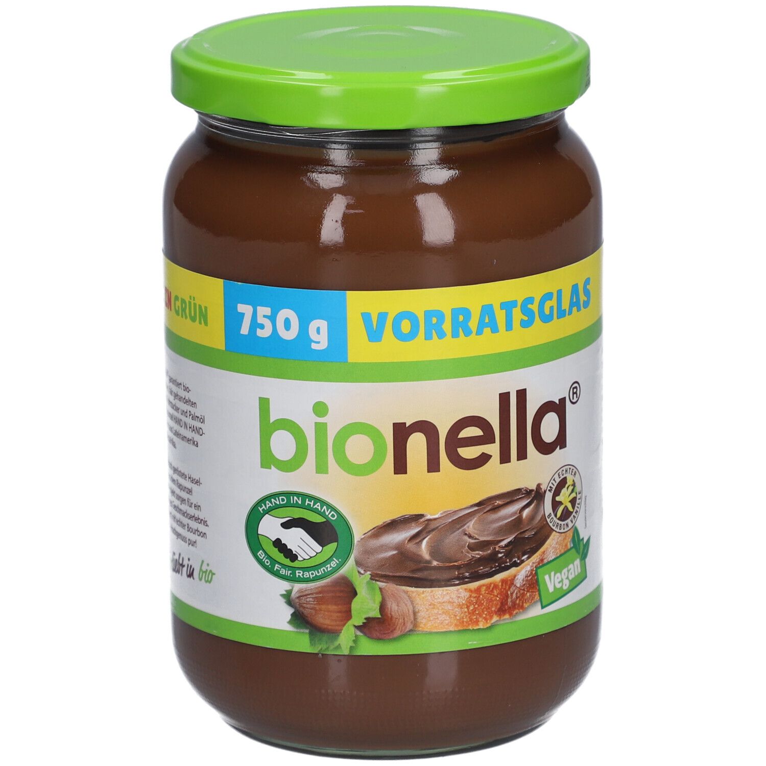 RAPUNZEL bionella Pâte à tartiner chocolat noisettes végan