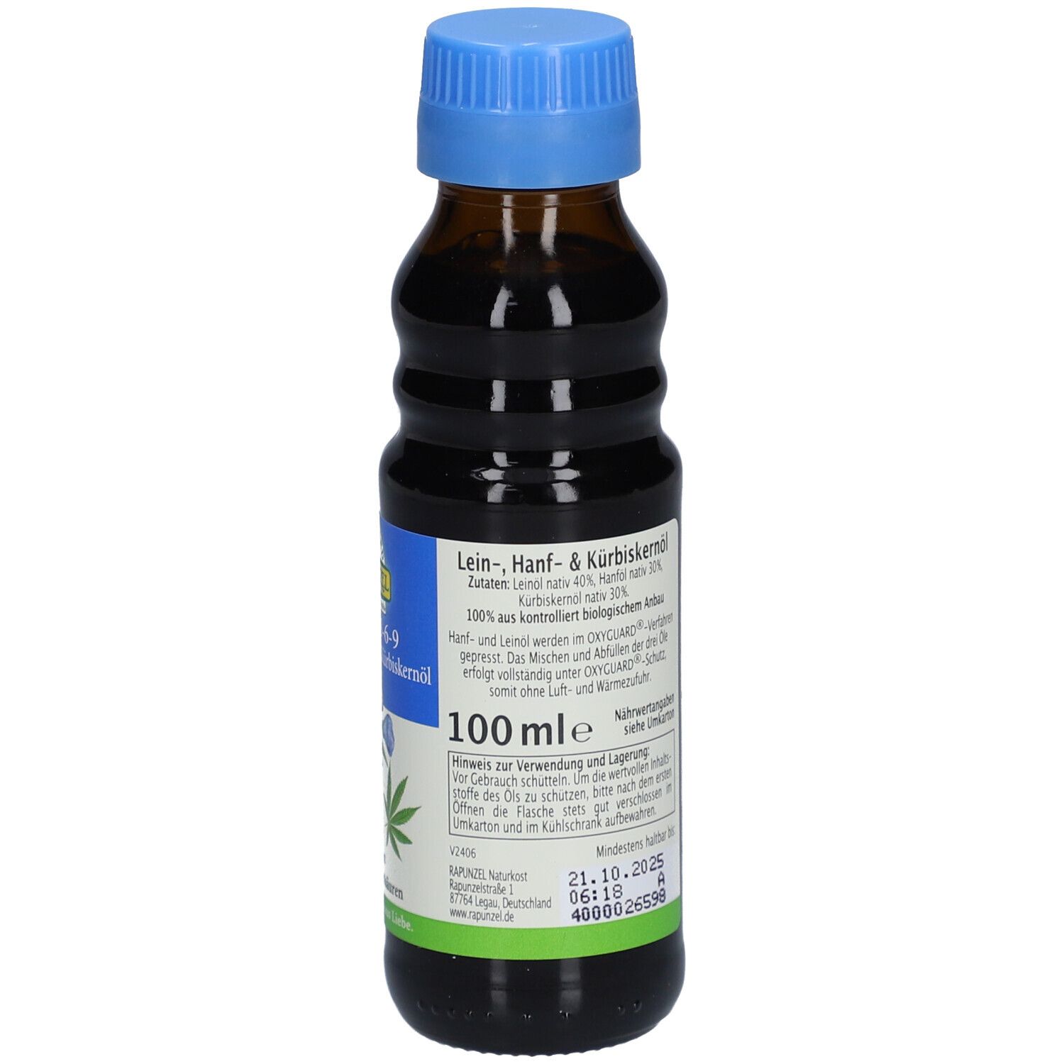 RAPUNZEL OXYGUARD® Oméga 3-6-9
