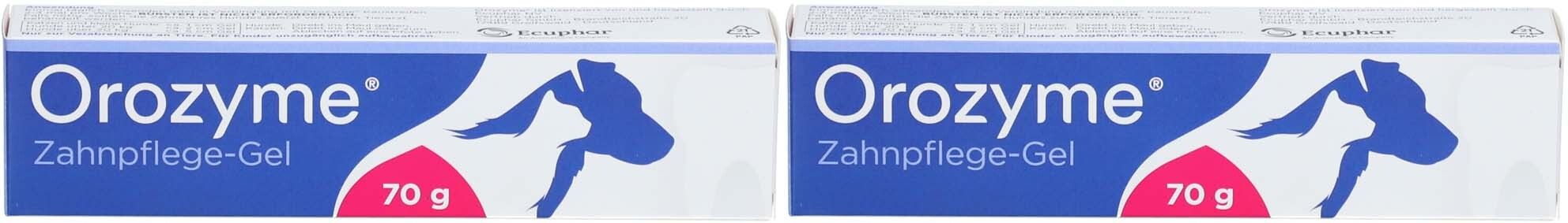 Ecuphar Orozyme Zahnpflege-Gel für Hund und Katze