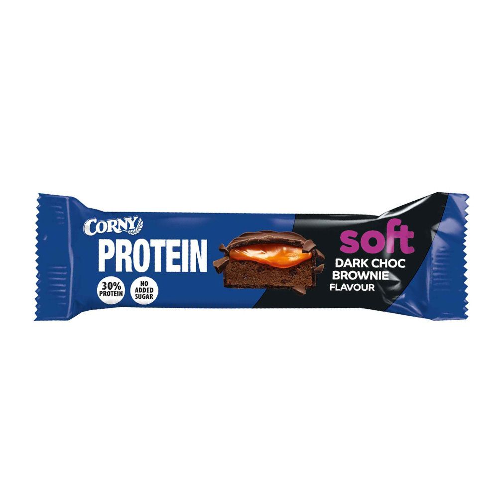 CORNY Protein Soft Barre protéinée Brownie au chocolat noir