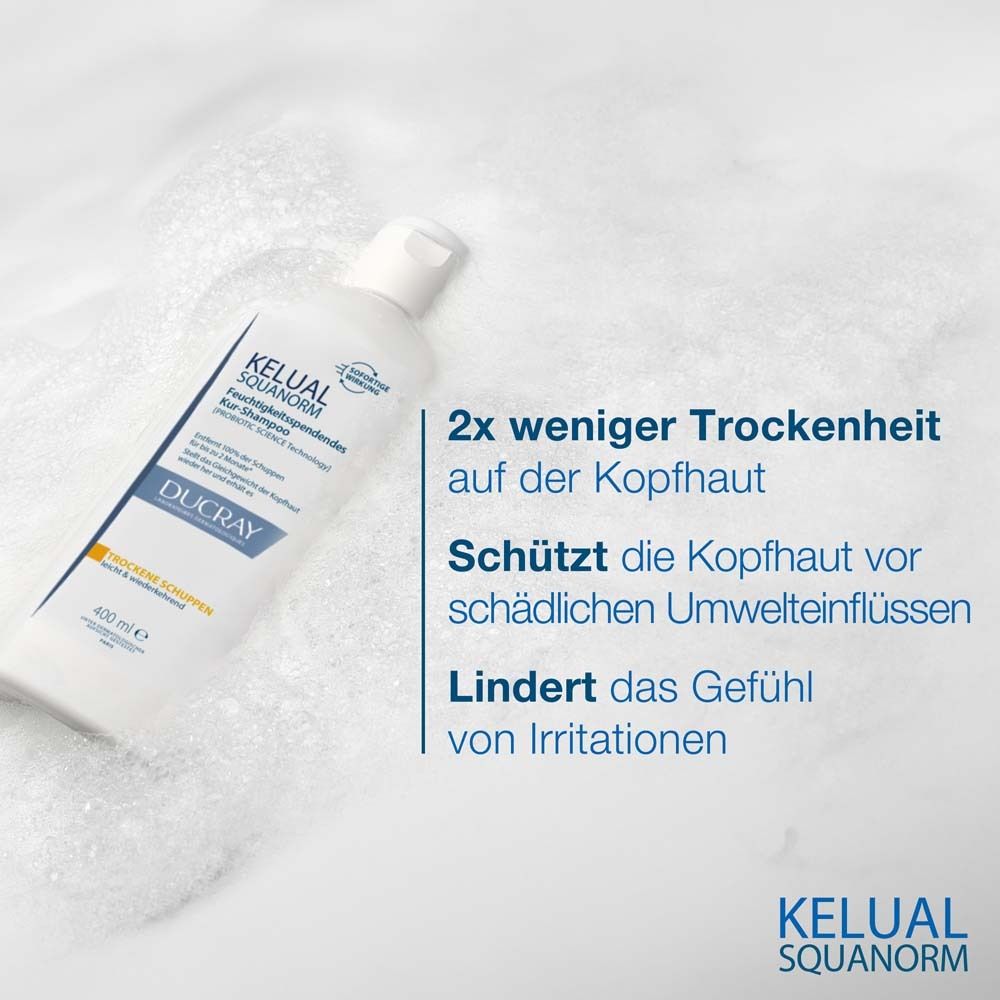 DUCRAY KELUAL SQUANORM tonique cuir chevelu + DUCRAY KELUAL SQUANORM shampooing pellicules sèches