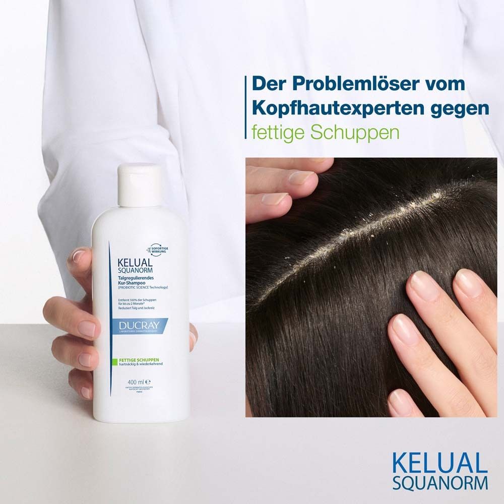 DUCRAY KELUAL SQUANORM Shampoo Fettige Schuppen