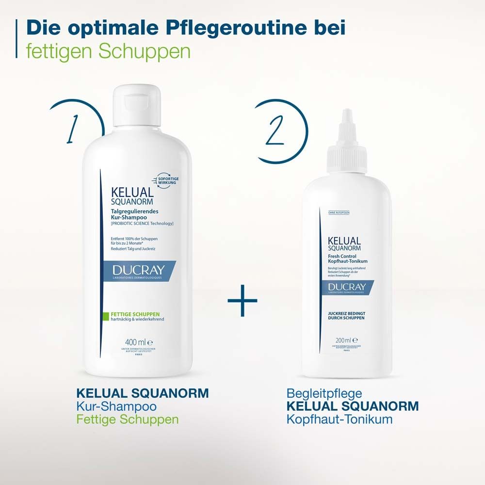 DUCRAY KELUAL SQUANORM Shampoo Fettige Schuppen