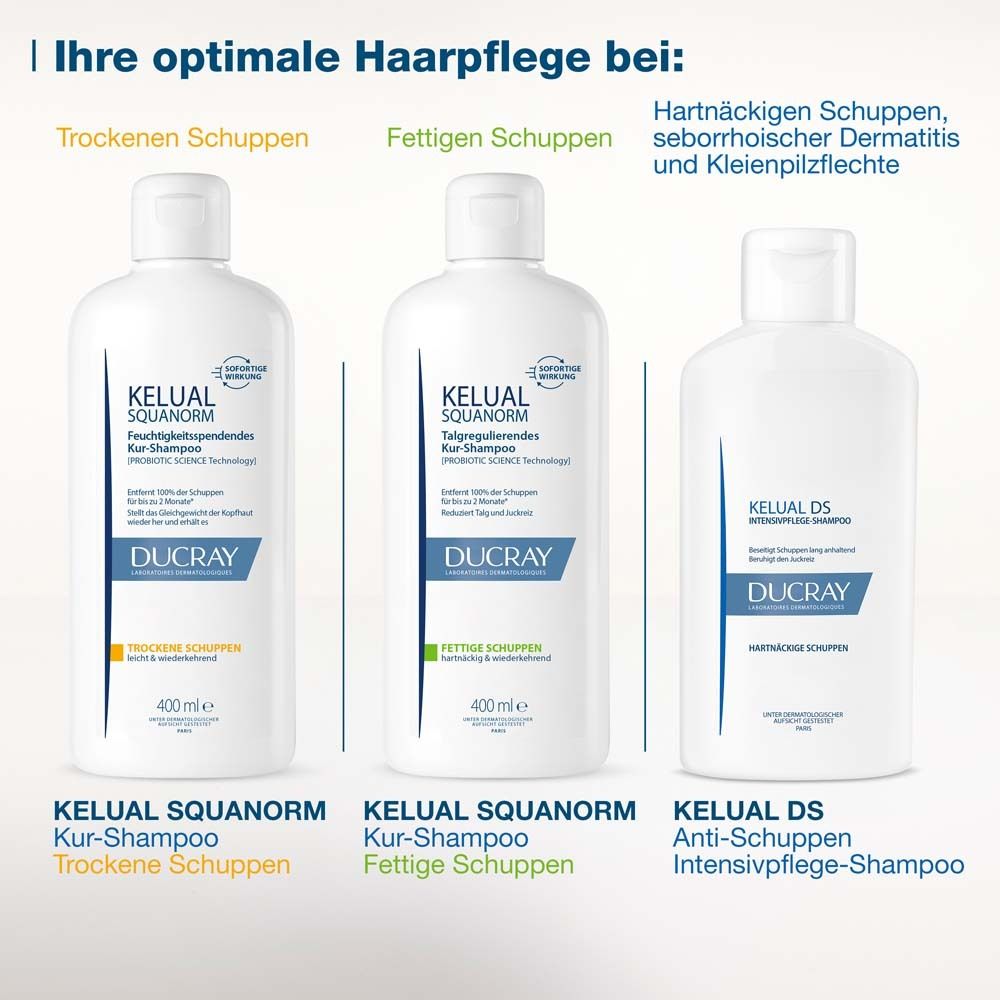 DUCRAY KELUAL SQUANORM Shampoo Fettige Schuppen