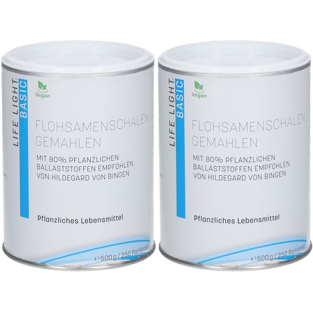 LIFE LIGHT Flohsamen Schalen gemahlen