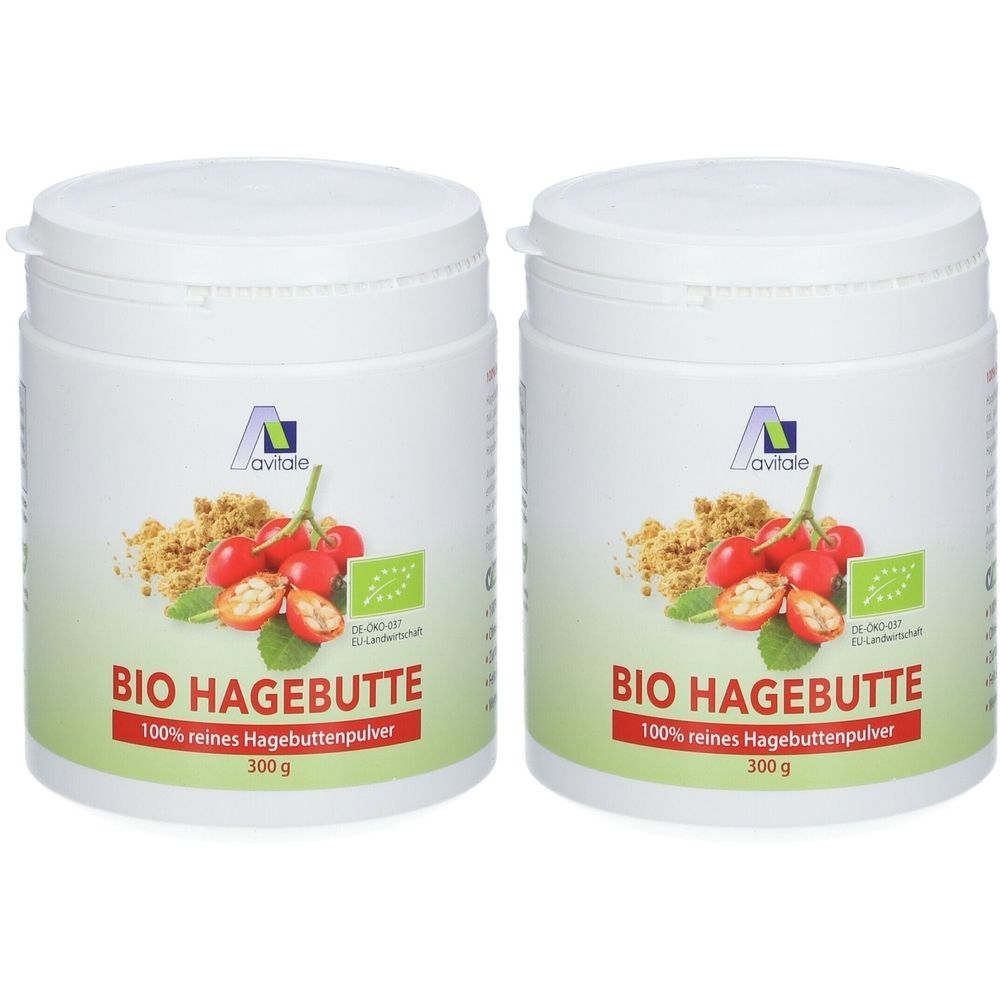 Bio Hagebutte 100% reines Hagebuttenpulver