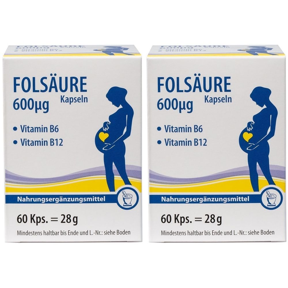 Folsäure 600 µg Kapseln