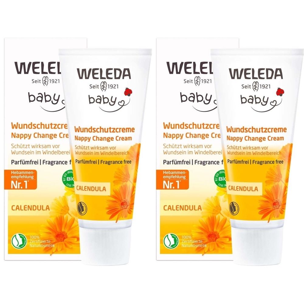 WELEDA Crème protectrice pour les plaies sans parfum - Pour la peau normale et sensible de bébé