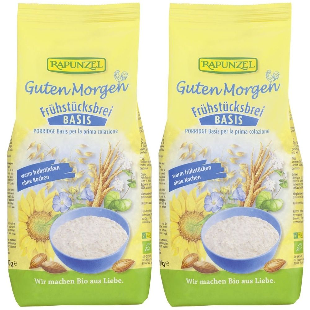 RAPUNZEL Bio Bonne matinée Bouillies pour petit-déjeuner Basique