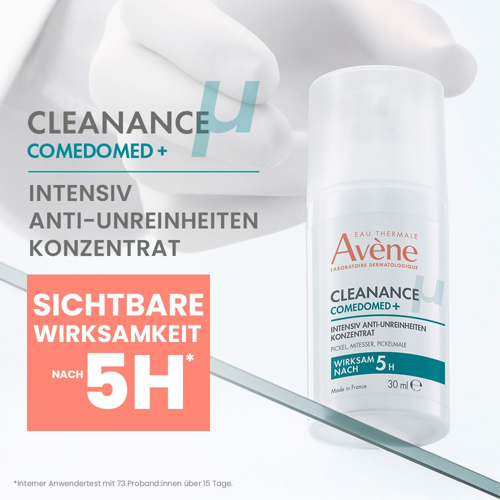 Avene Cleanance Comedomed+ Intensiv Anti-Unreinheiten Konzentrat, 30ml Flasche.
