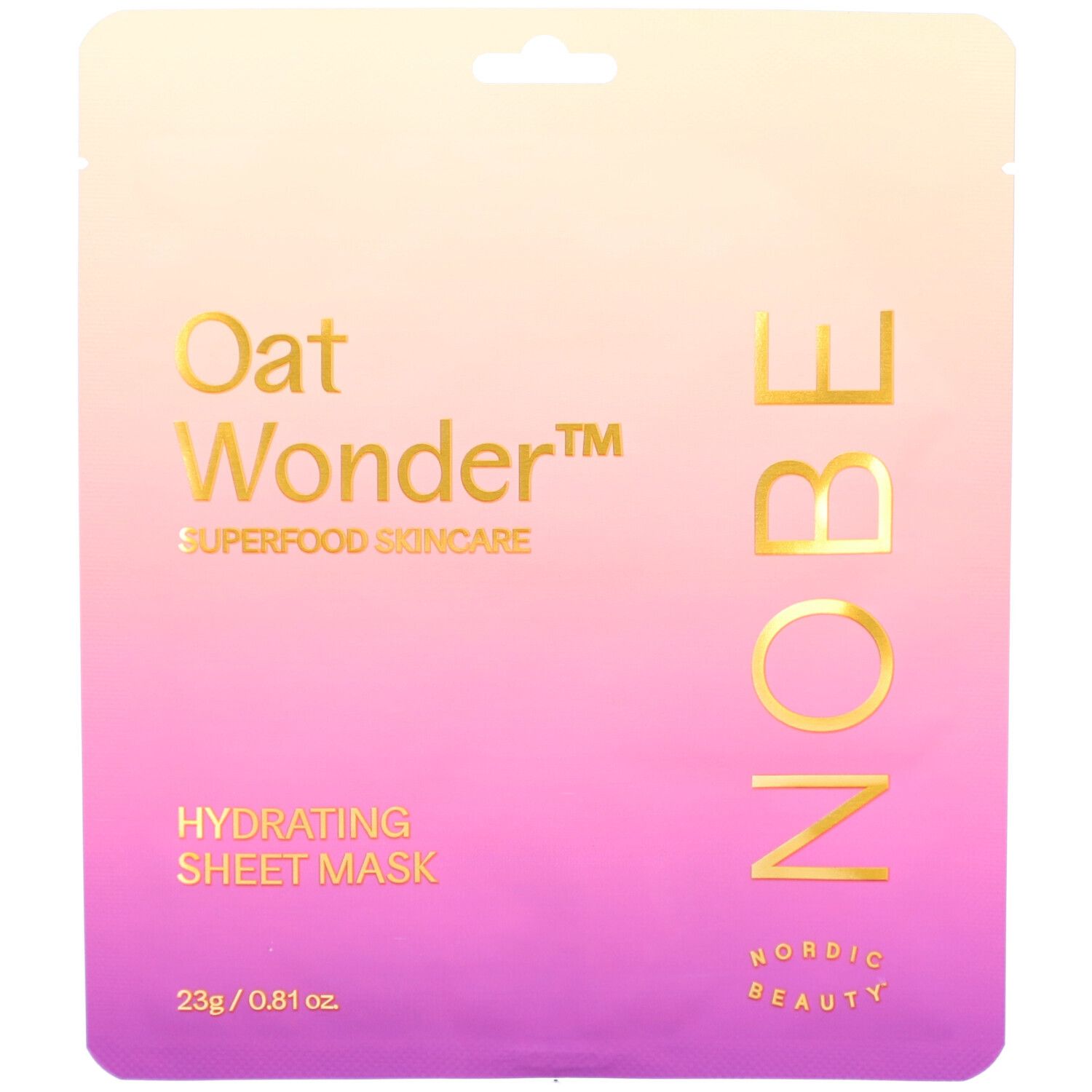 NOBE Haferwunder Hydratisierendes Blatt Mast: Produktbild