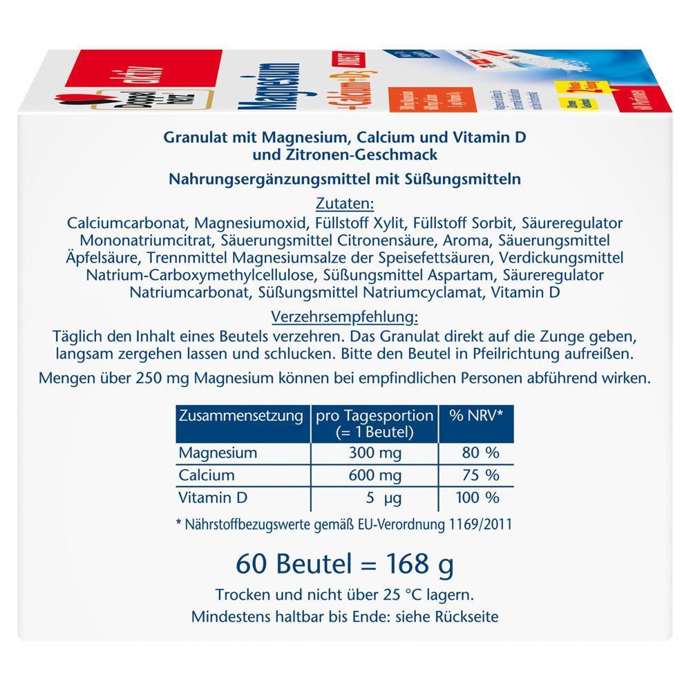 Doppelherz® aktiv Magnesium + Calcium + D3 DIRECT Micro-Pellets