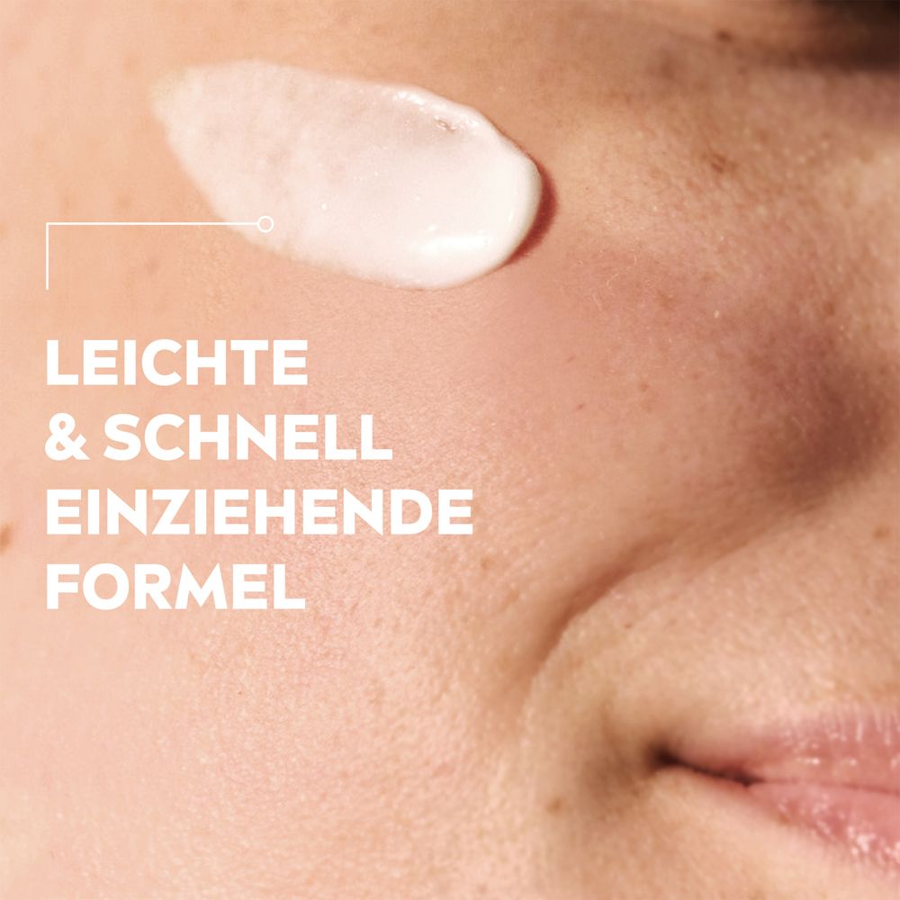Texture crème du sérum NIVEA LUMINOUS630 sur la peau.