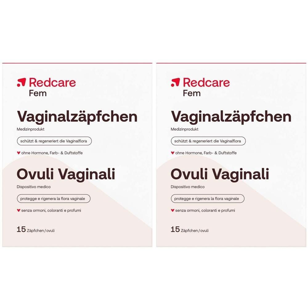 Redcare Fem Ovules Vaginaux, 15 ovules