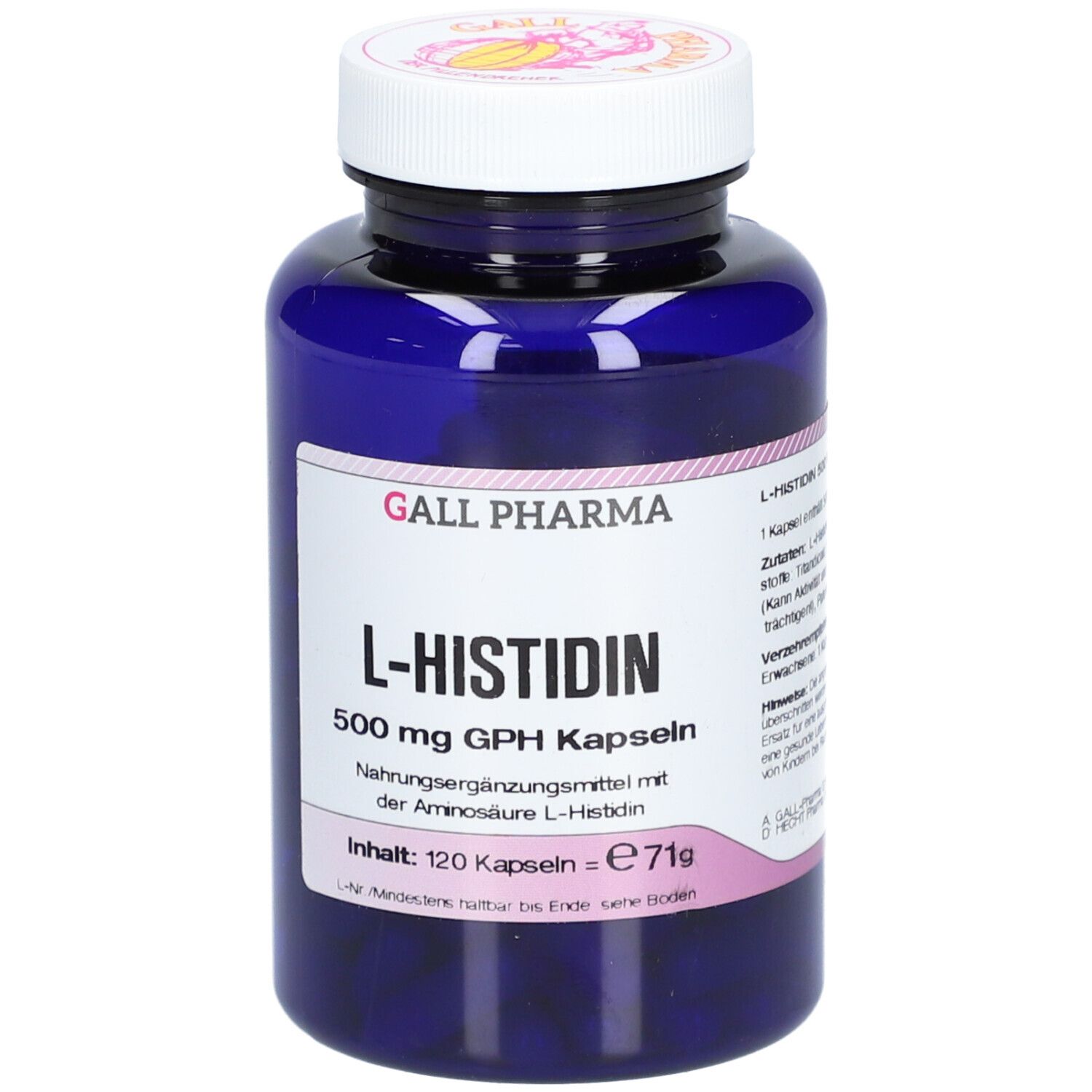 GALL PHARMA L-Histidin 500 mg GPH Kapseln