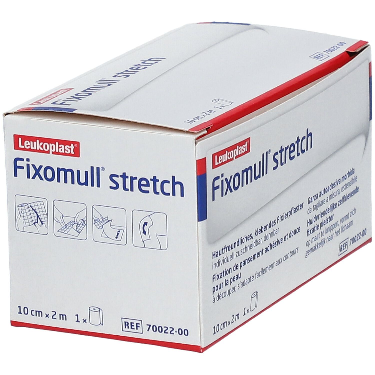 Fixomull Stretch Garza Autoadesiva morbida 2m x 10cm