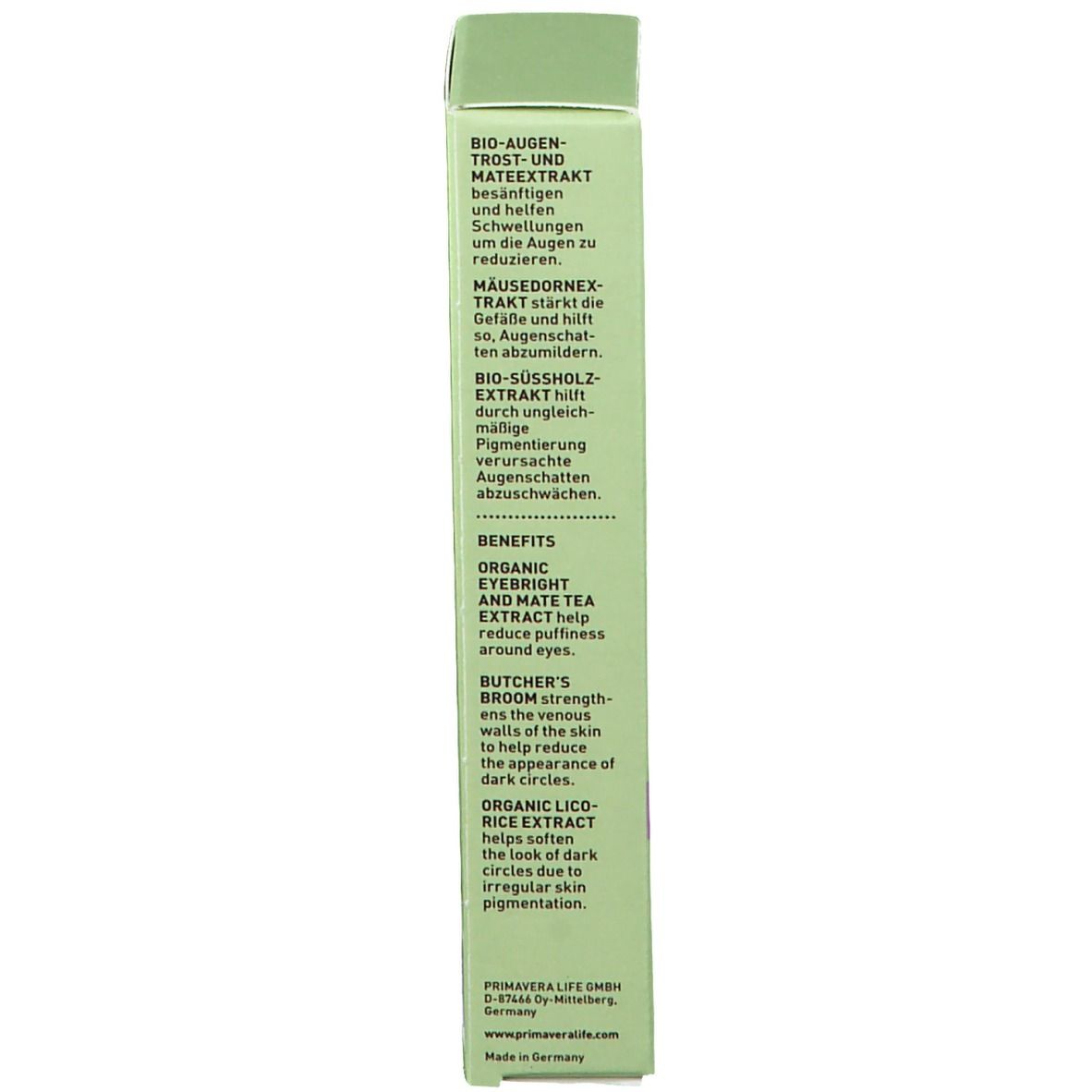 PRIMAVERA® Kühlender Augen Roll-On Neroli Cassis