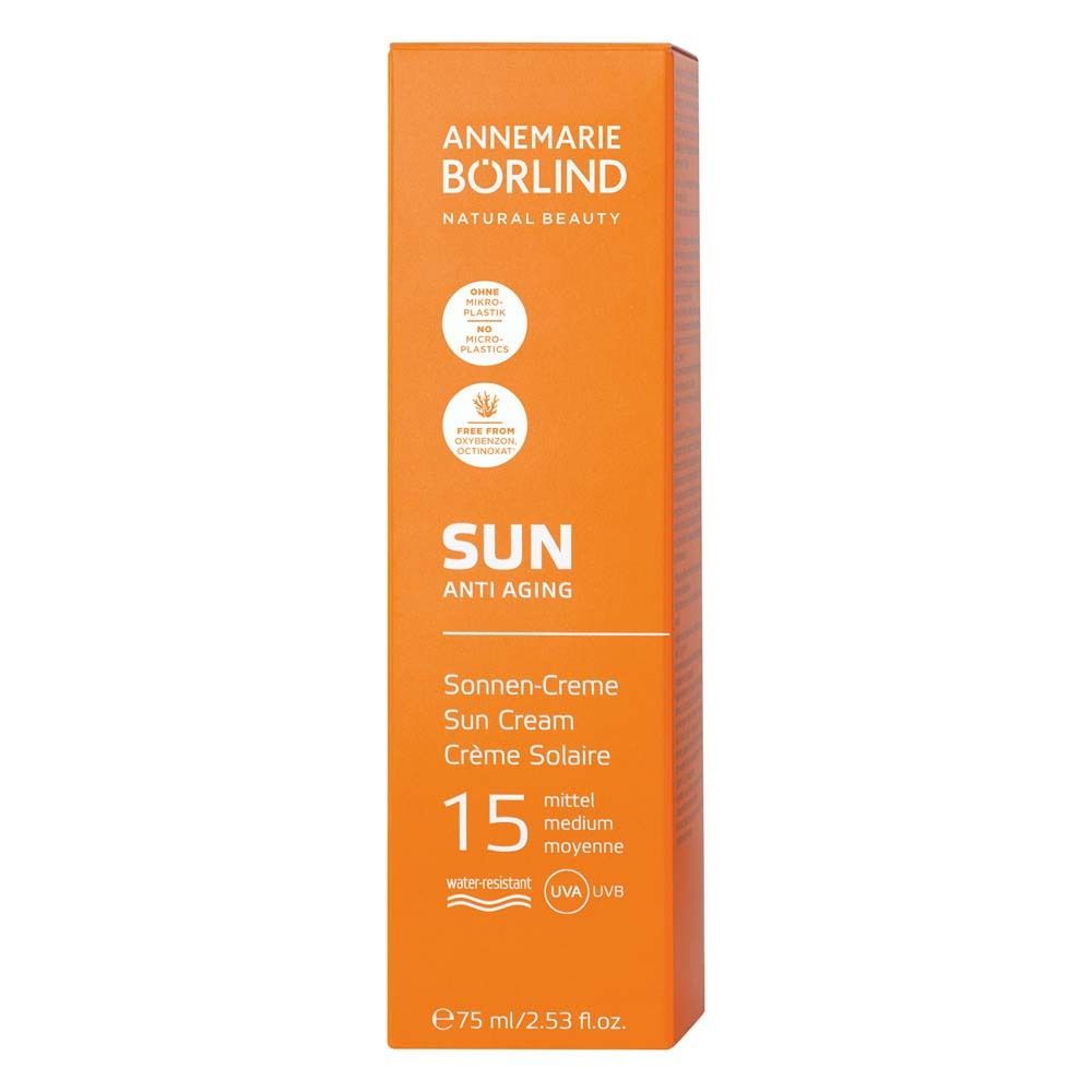 ANNEMARIE BÖRLIND SUN ANTI-AGING Sonnen-Creme LSF 15