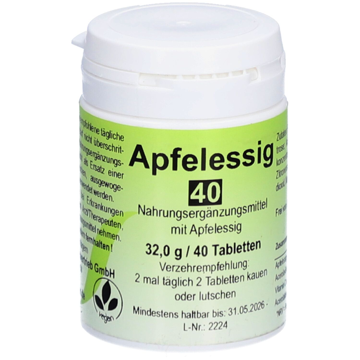 Apfelessig Tabletten