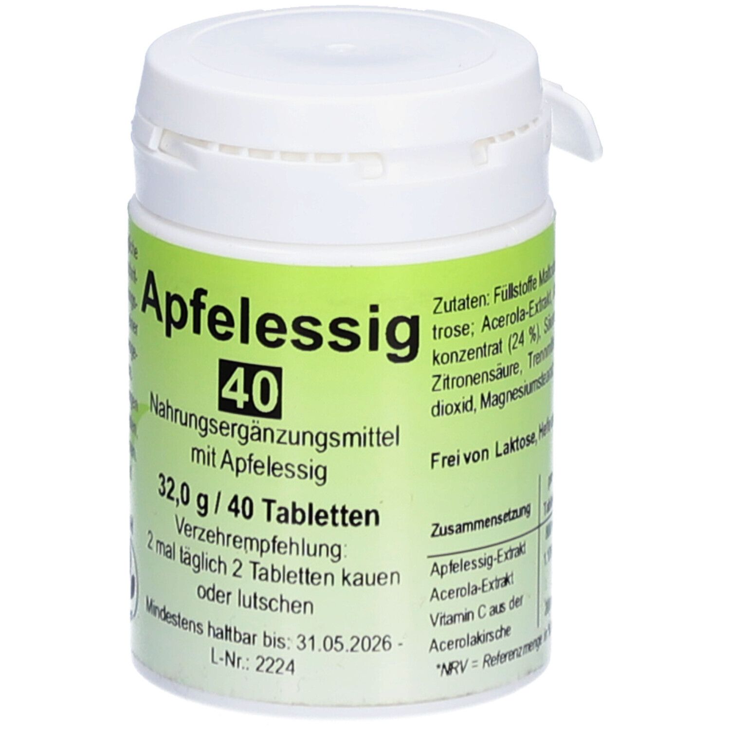 Apfelessig Tabletten