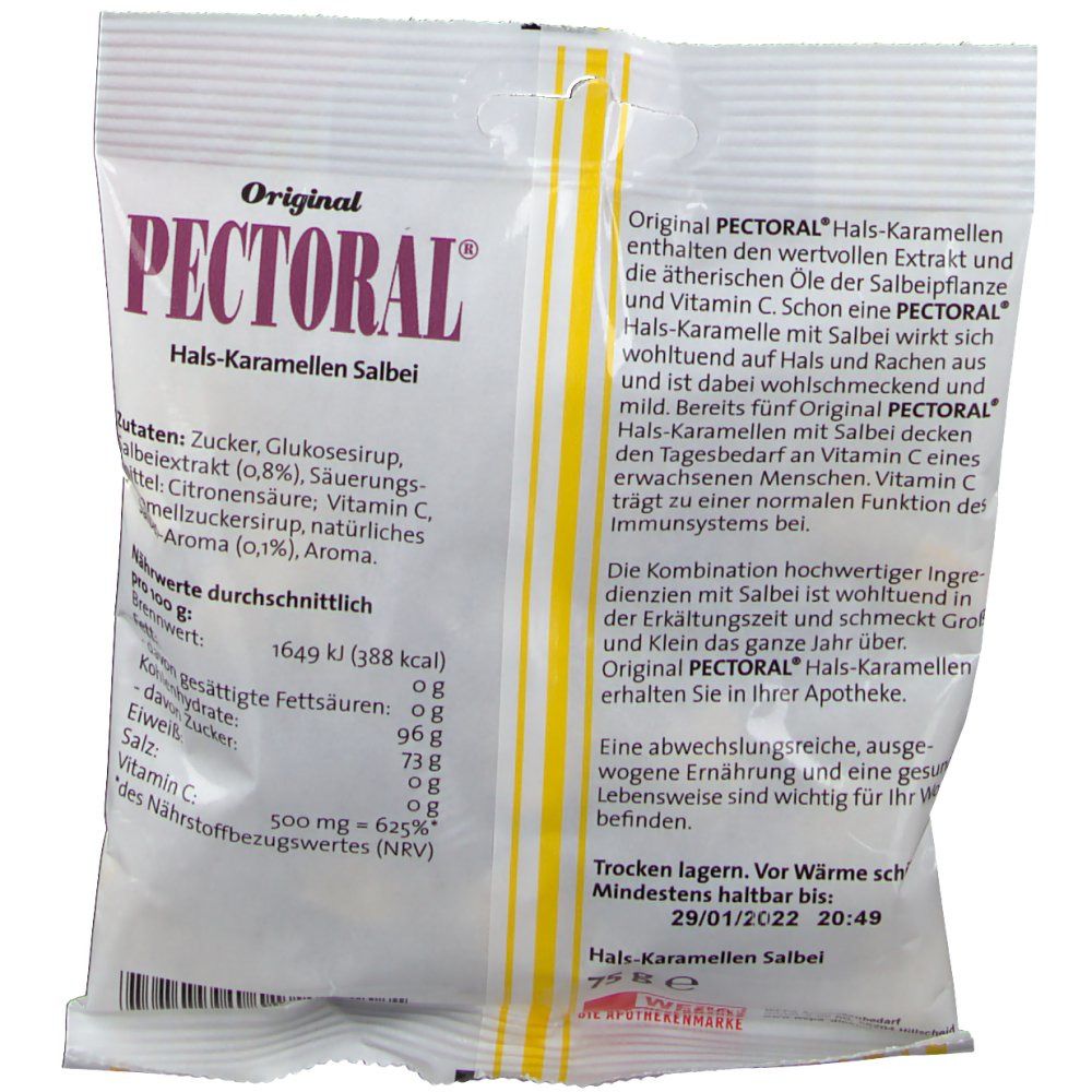 Original PECTORAL® Salbei Bonbons