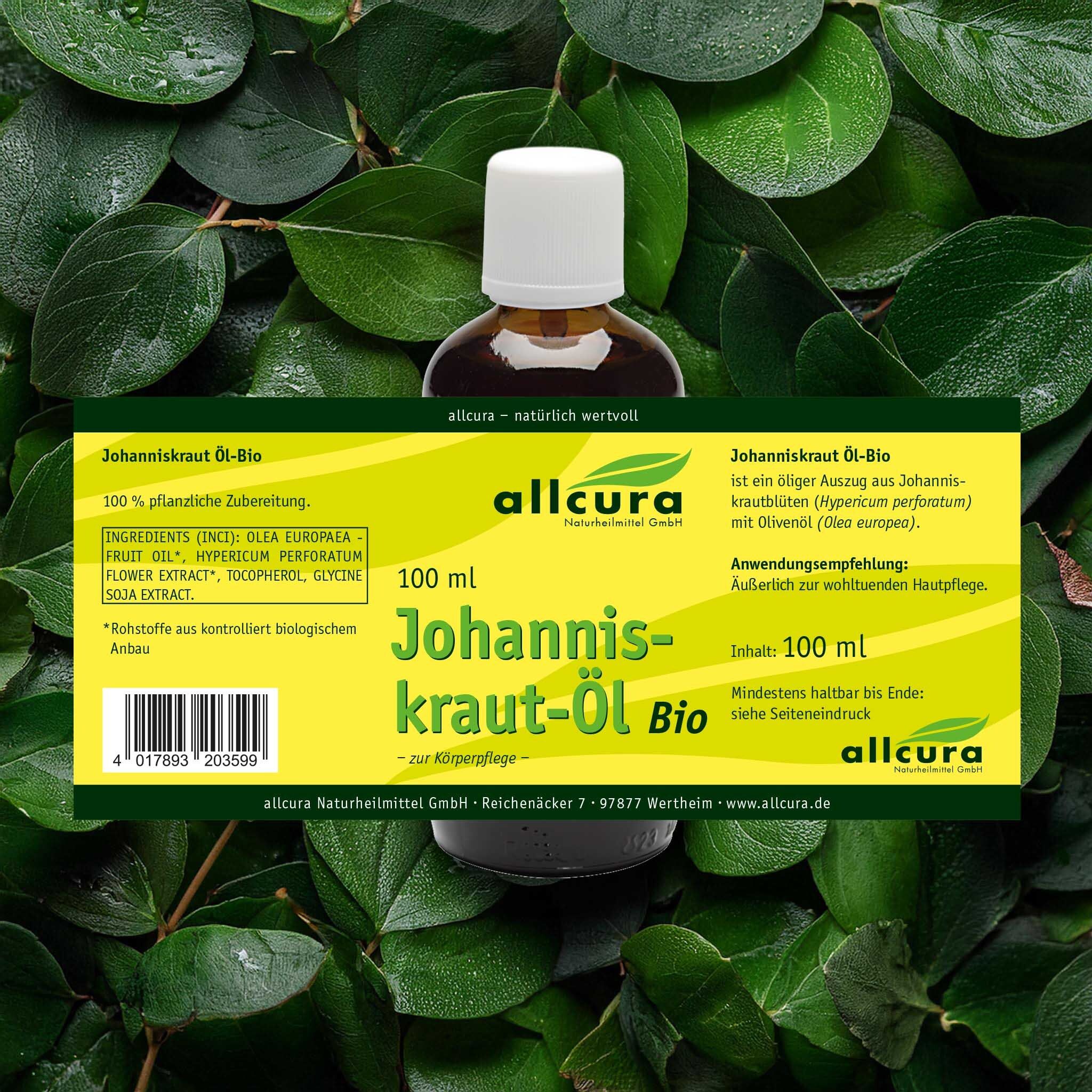 Flacon de produit sur feuilles. Étiquette avec informations et ingrédients du produit.