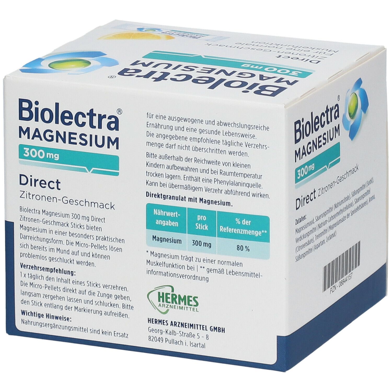 Biolectra® Magnesium 300 mg Direct Zitrone