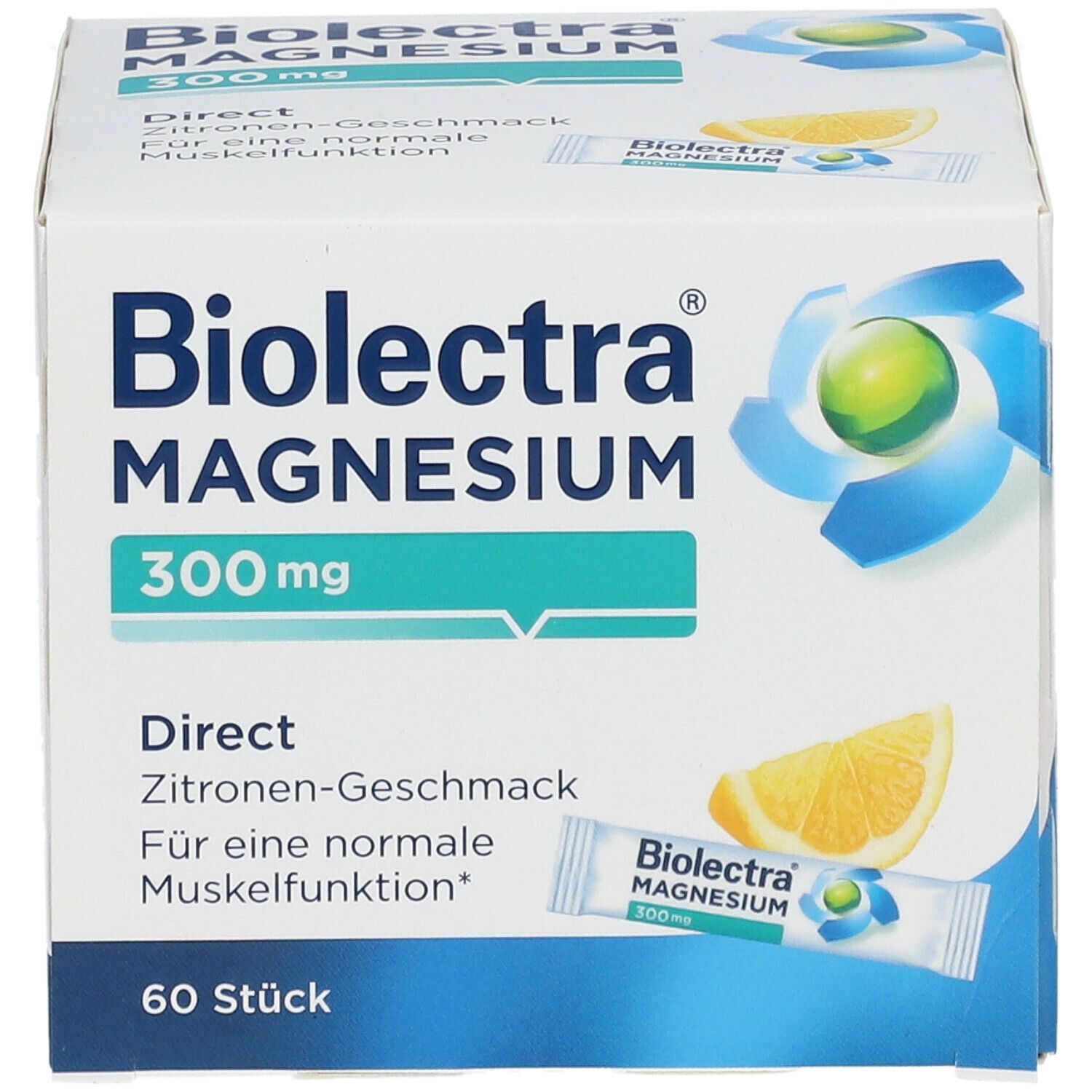 Biolectra® Magnesium 300 mg Direct Zitrone