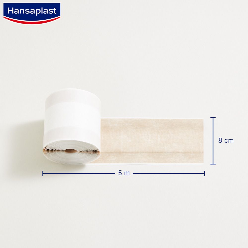 Hansaplast® Soft Rouleau de 5 m x 8 cm