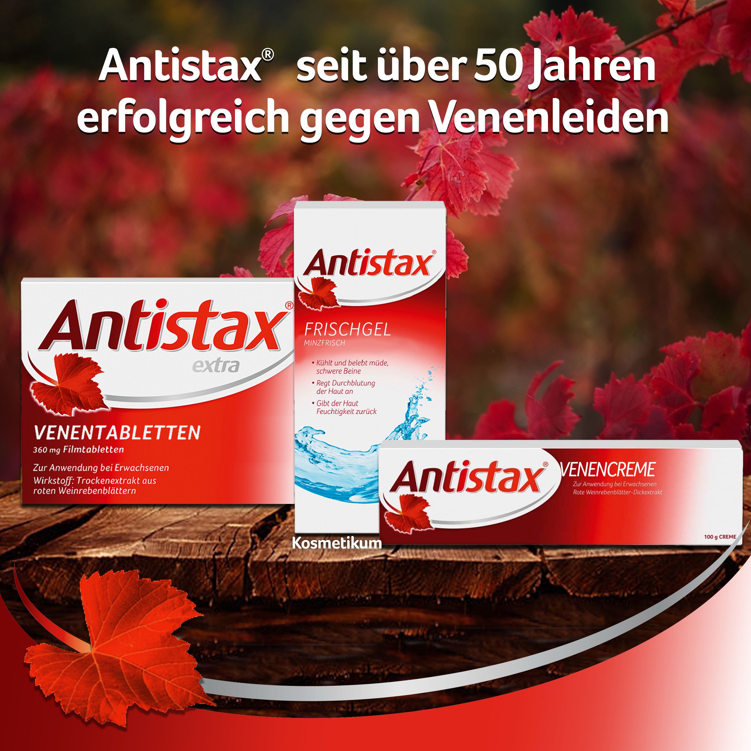 Antistax Frischgel, Kosmetikum, belebt müde & schwere Beinen