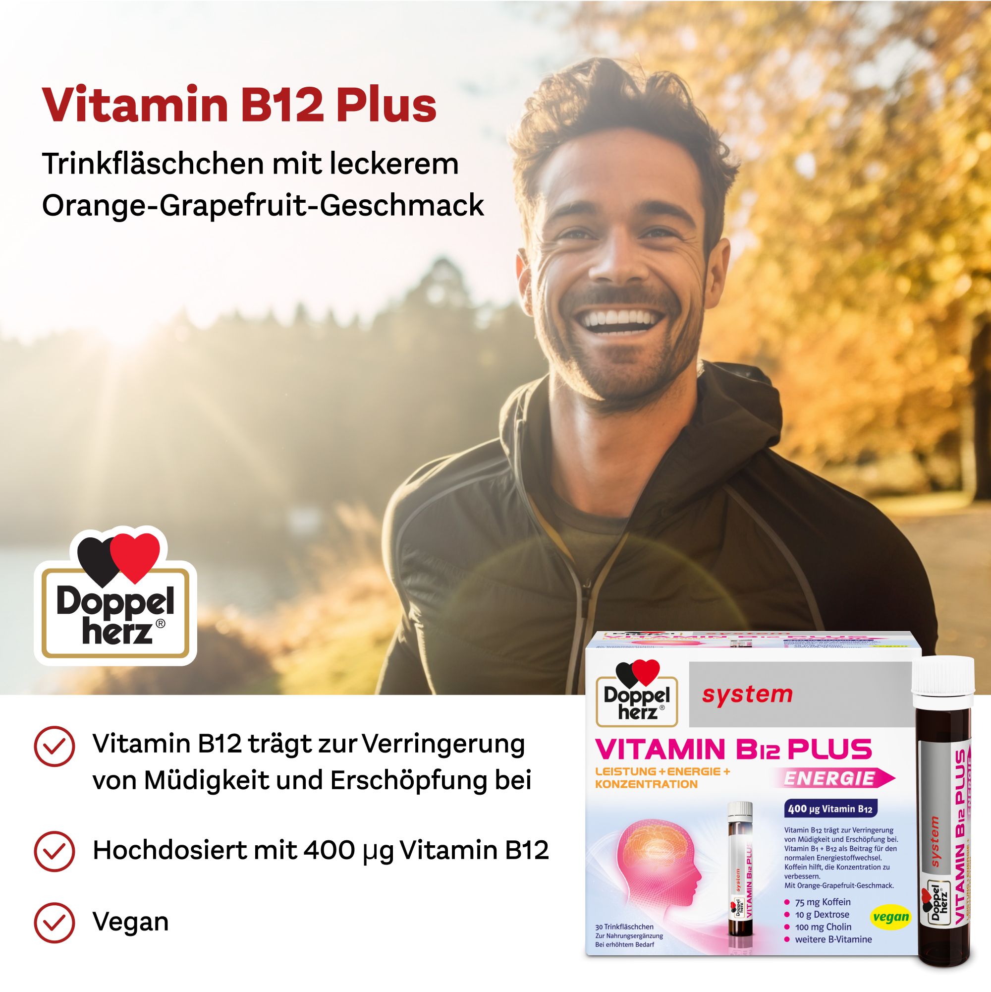 Doppelherz® system Vitamin B12 PLUS Energie