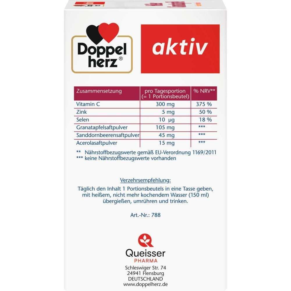 Doppelherz® aktiv Heißer Granatapfel + Sanddorn + Acerola