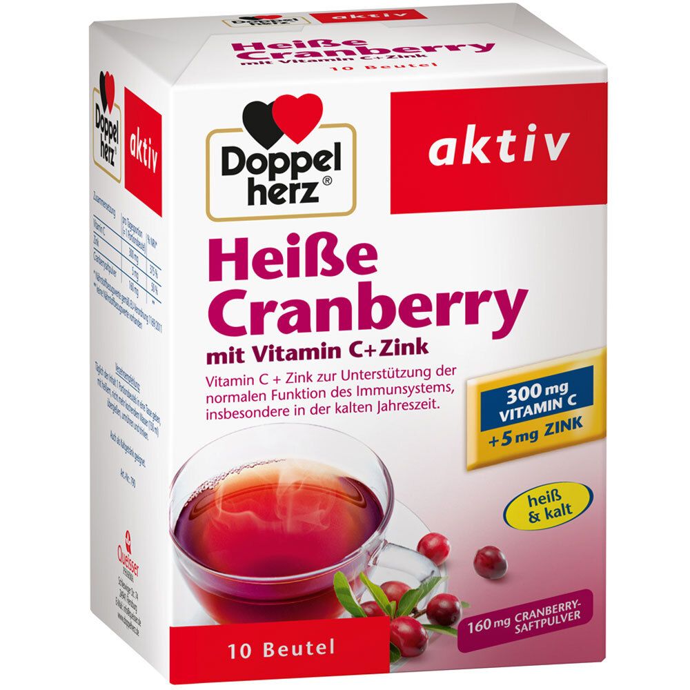 Doppelherz® aktiv Canneberge chaude avec vitamine C + zinc