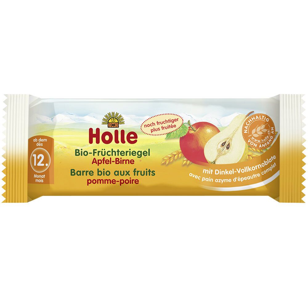 Holle Bio Bar à fruits Pomme-Poire