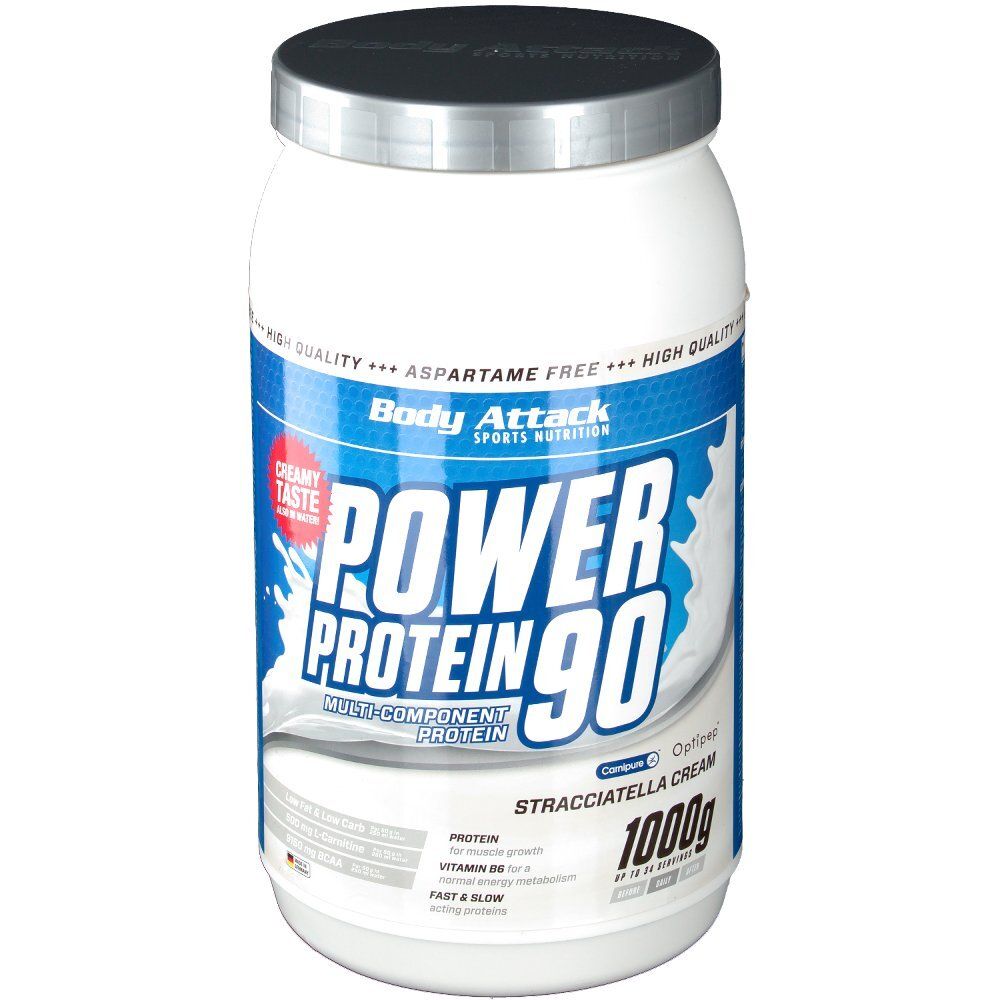 POWER PROTEIN 90 Stracciatella Flavour Pulver