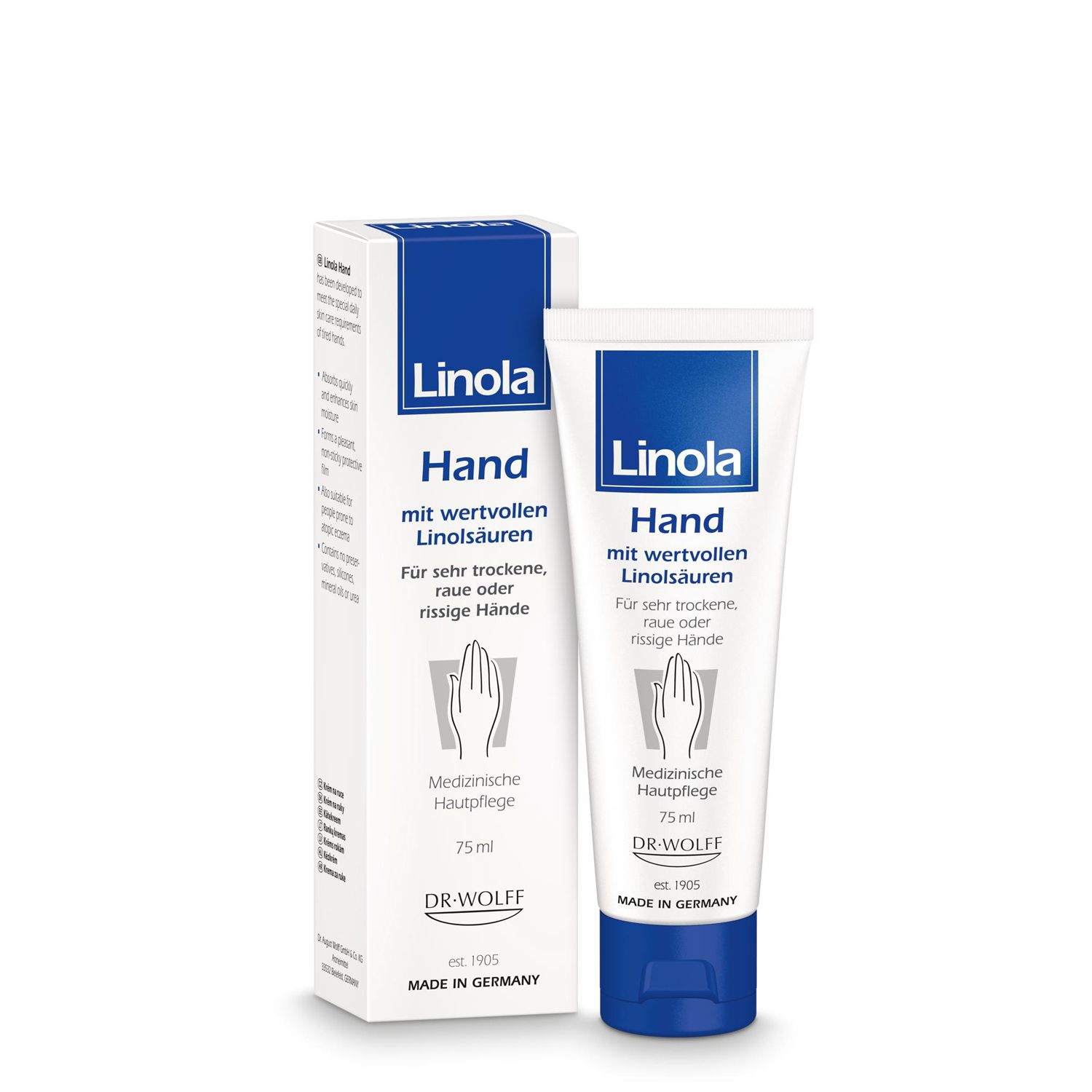Linola Hand - Handcreme für trockene, raue oder rissige Hände