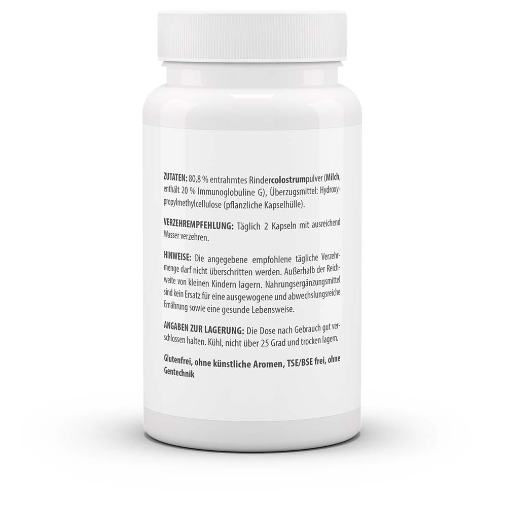 Dos du flacon blanc. Texte avec ingrédients, recommandations d'utilisation, conseils de stockage et informations sur les allergènes.