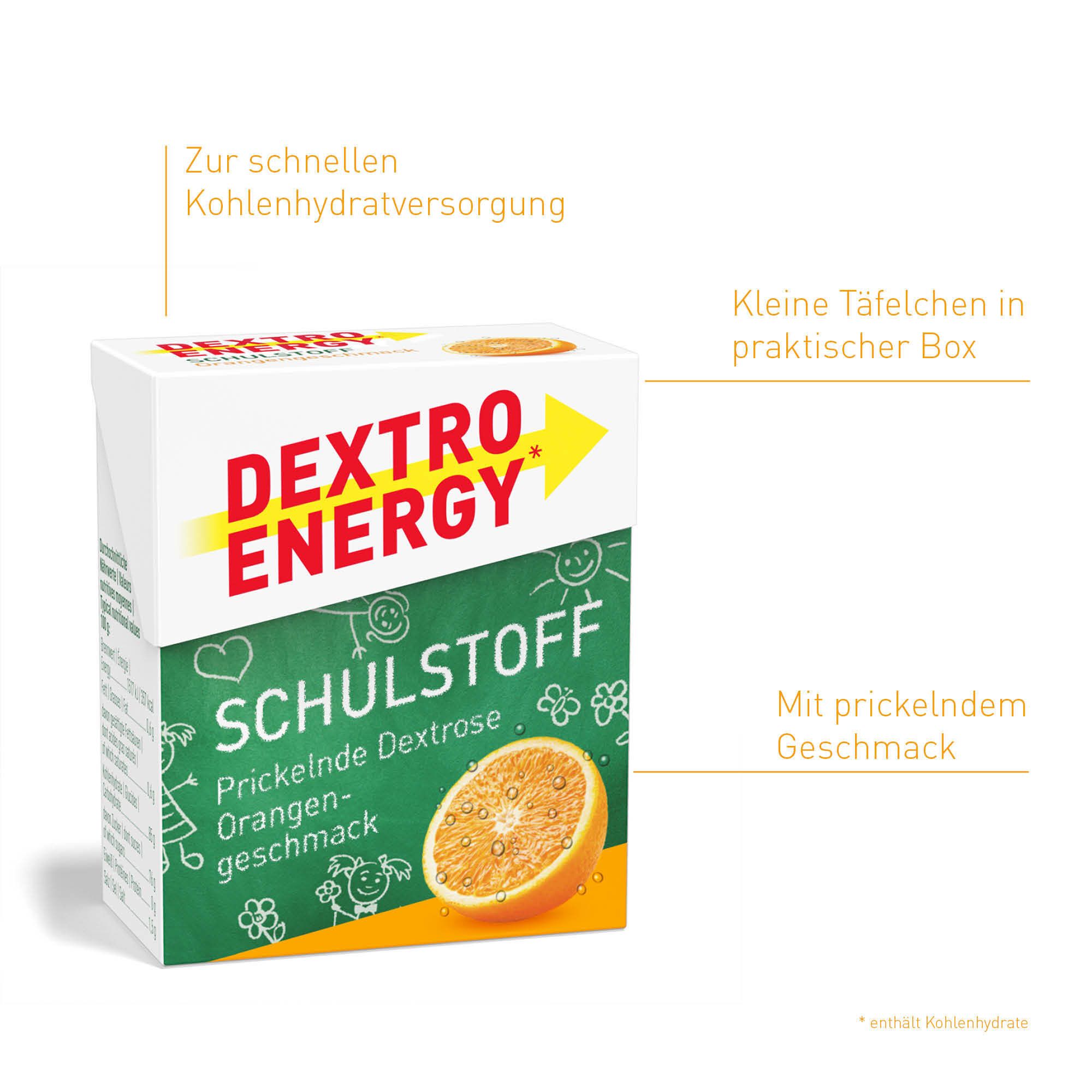 Dextro Energy Tablettes Énergisantes Orange