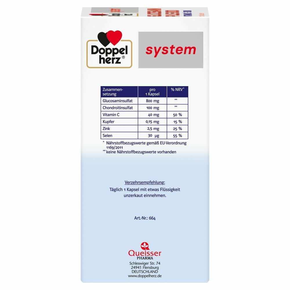 Doppelherz® system GLUCOSAMIN PLUS 800