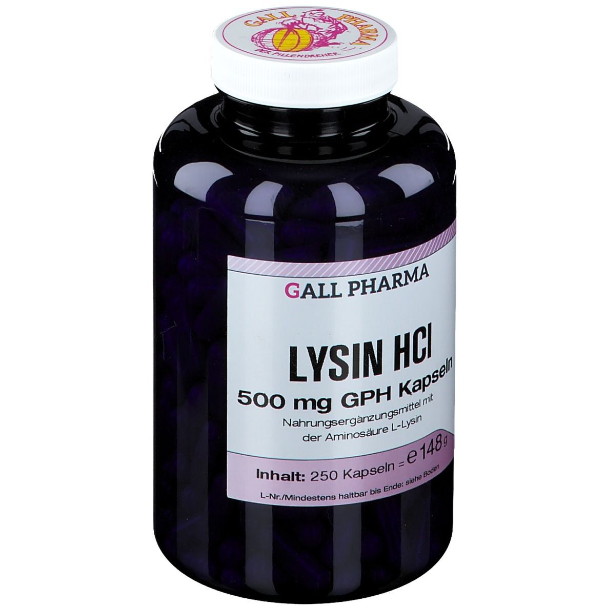 GALL PHARMA Lysin HCL 500 mg