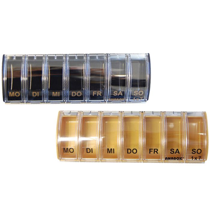ANABOX 1x7 schwarz/gold