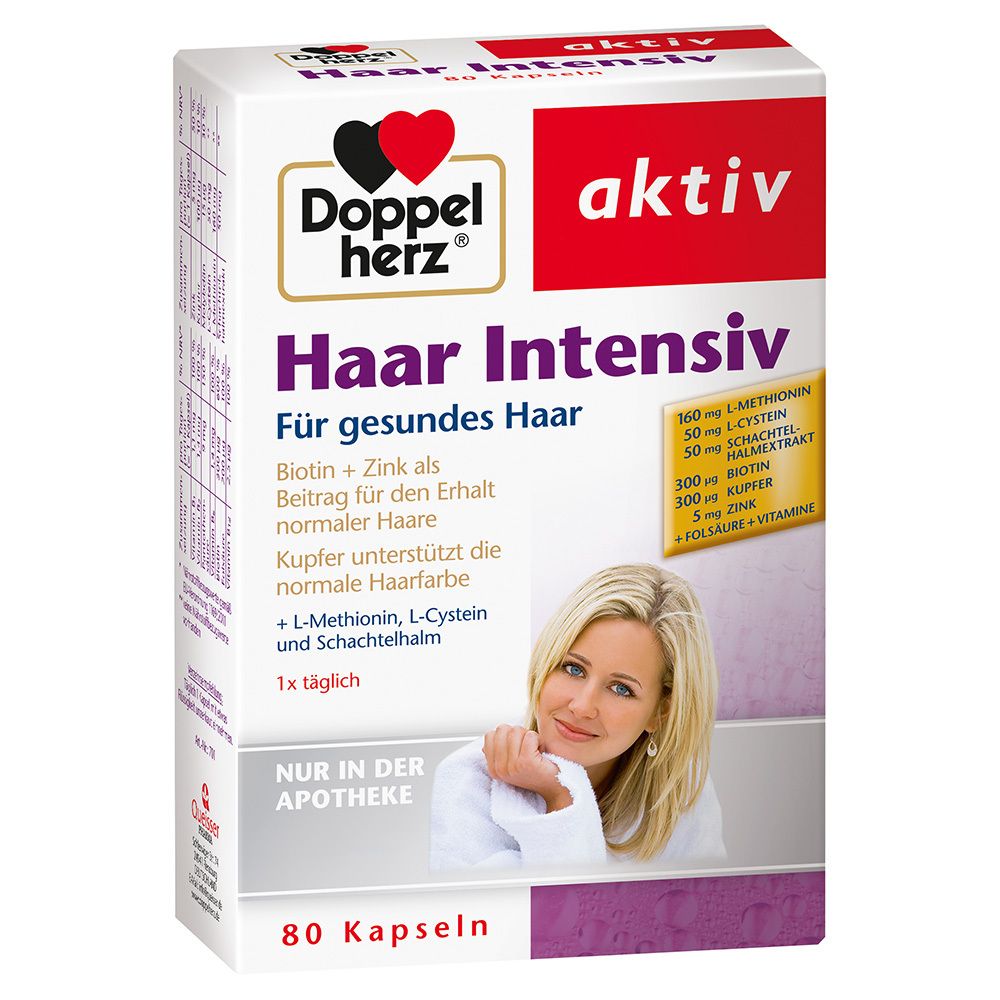 DOPPELHERZ Haar Intensiv Kapseln