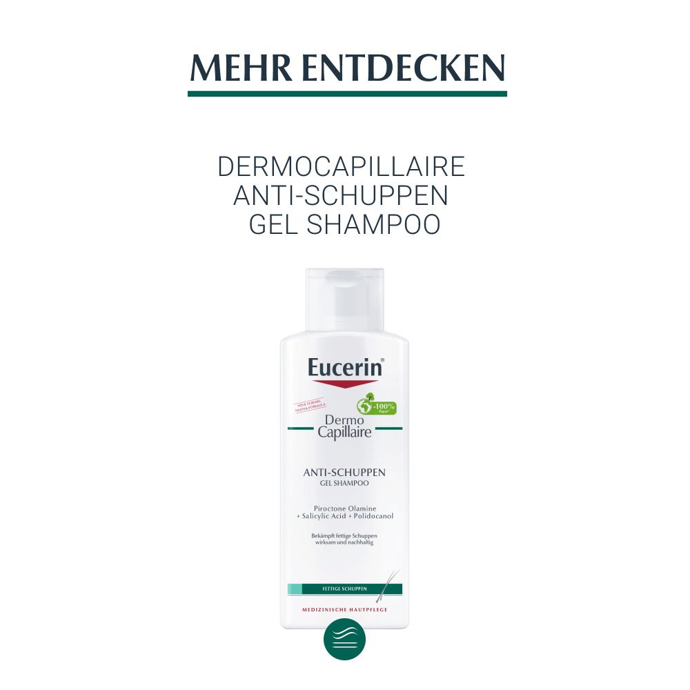 Eucerin® DermoCapillaire Anti-Schuppen Creme Shampoo – Haarpflege bei trockenen Schuppen & juckender Kopfhaut
