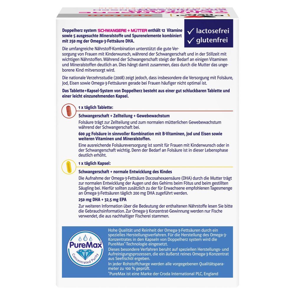 Doppelherz® system Femmes enceintes + mères