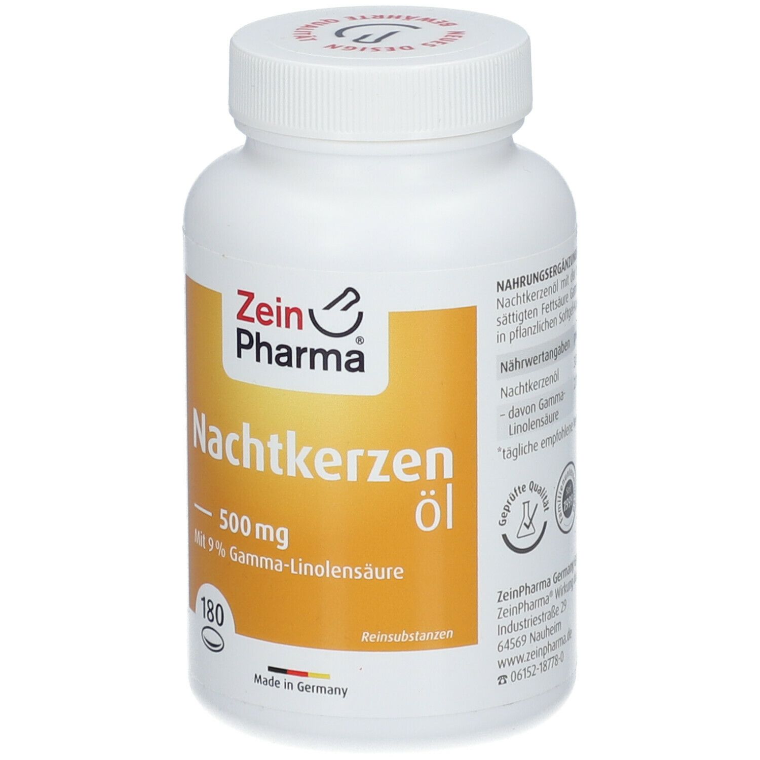 ZeinPharma® Nachtkerzenöl Kapseln 500 mg
